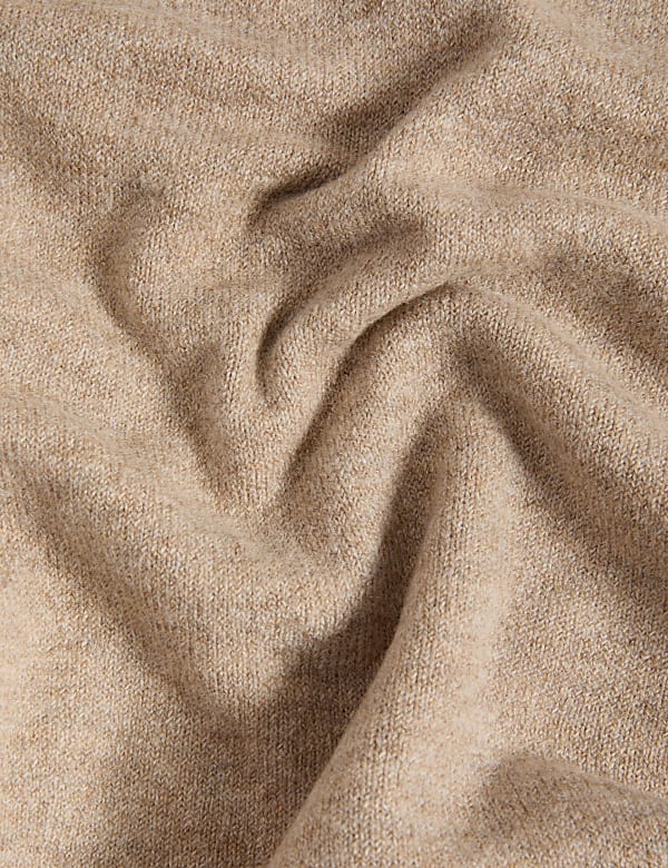 Air-Yarn Roll Neck Jumper