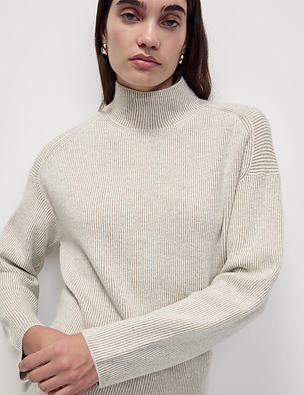 Air yarn Funnel Neck Relaxed Jumper ACID YELLOW Jumpers M S HU