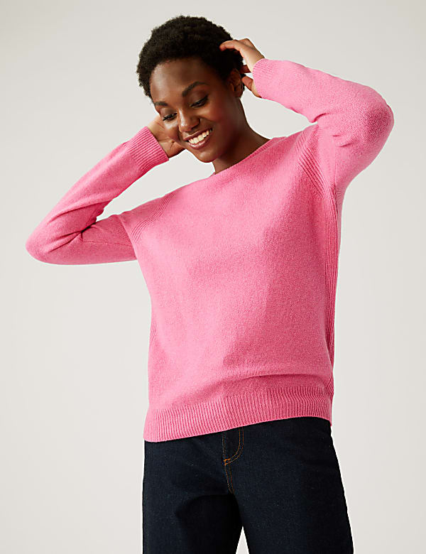 Marks and spencer ladies lambswool jumpers hot sale
