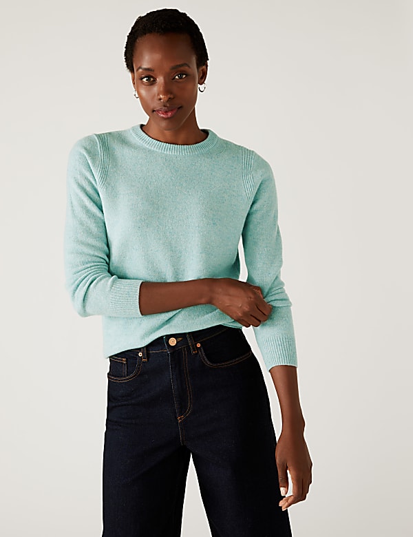 Lambswool Rich Crew Neck Jumper