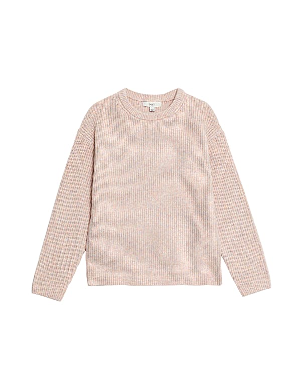Cloud-Yarn Textured Crew Neck Jumper - VN