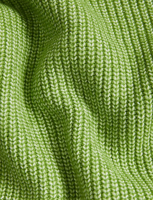Cloud-Yarn Textured Crew Neck Jumper