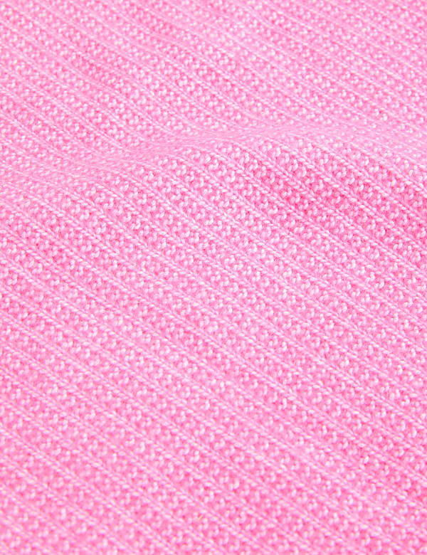 Cloud Yarn Textured Roll Neck Jumper