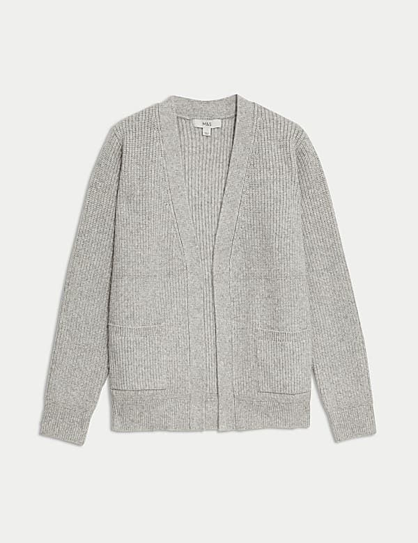 Ribbed Edge to Edge Relaxed Cardigan - TW
