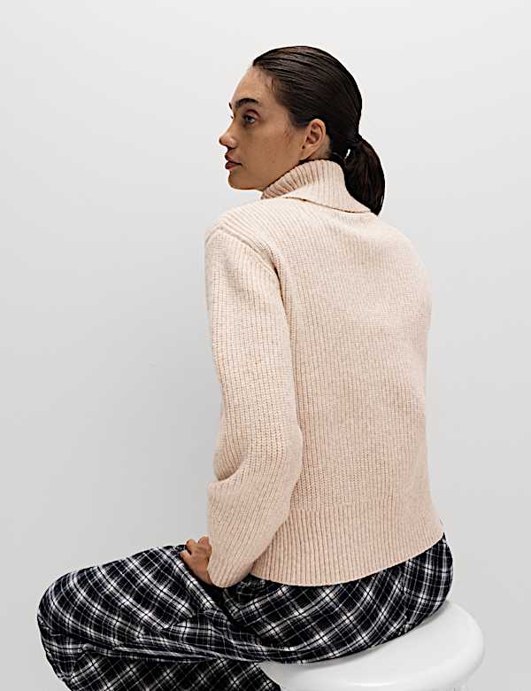 Ριμπ πουλόβερ ζιβάγκο από νήμα cloud - GR