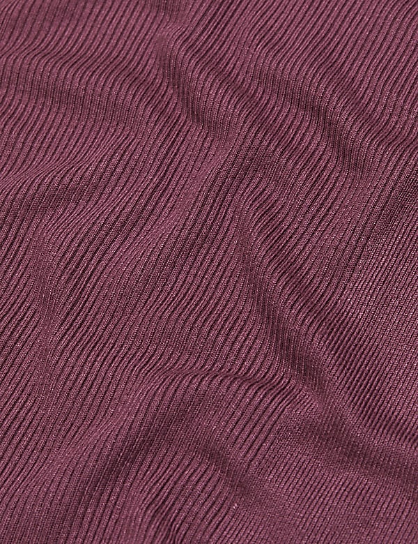 Viscose Mix Textured High Neck Jumper