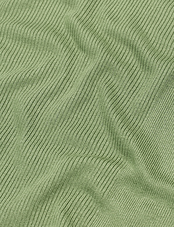 Viscose Mix Textured High Neck Jumper