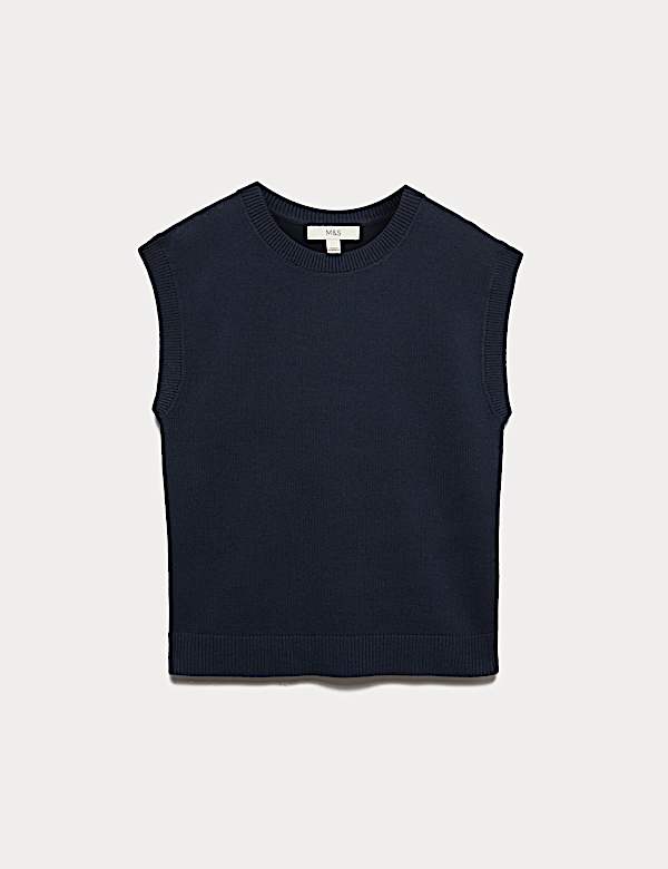 Muscle Knitted Vest with Linen - AU
