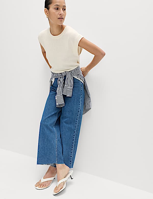 Muscle Knitted Vest with Linen - FI