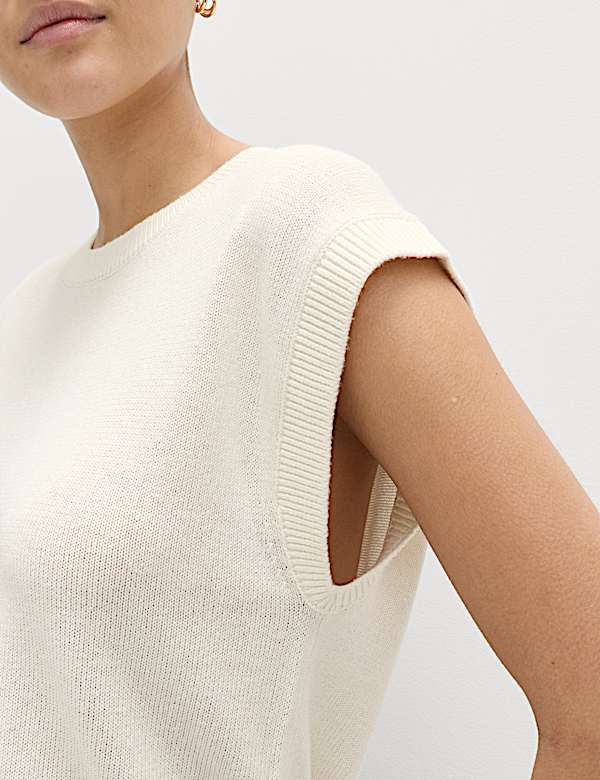 Muscle Knitted Vest with Linen - FI