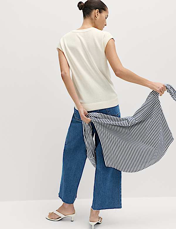 Muscle Knitted Vest with Linen - FI