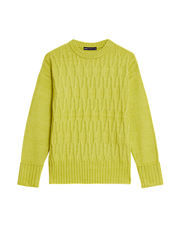 Cable Knit Crew Neck Jumper
