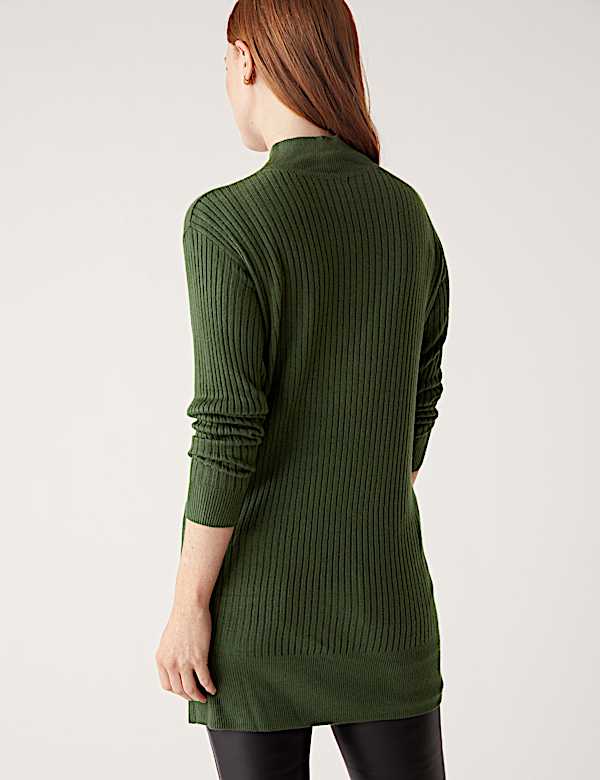 Supersoft Funnel Neck Longline Jumper