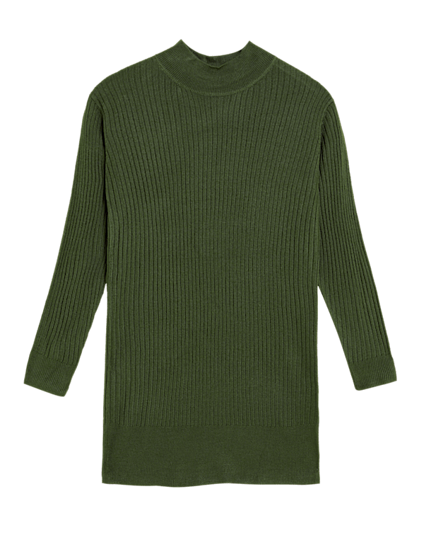 Supersoft Funnel Neck Longline Jumper