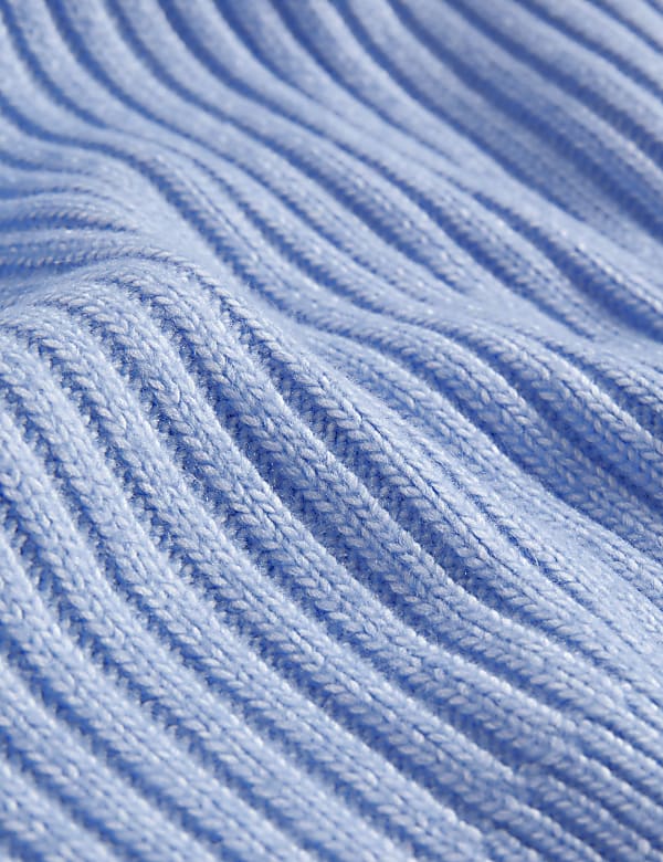 Ribbed Crew Neck Jumper