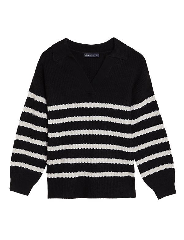 Striped Collared Jumper