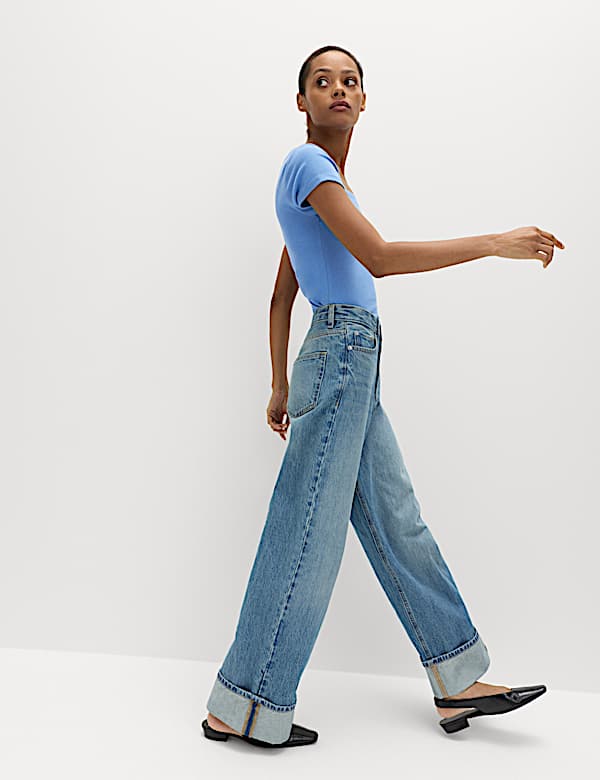 Cotton Rich Premium Square Neck Top