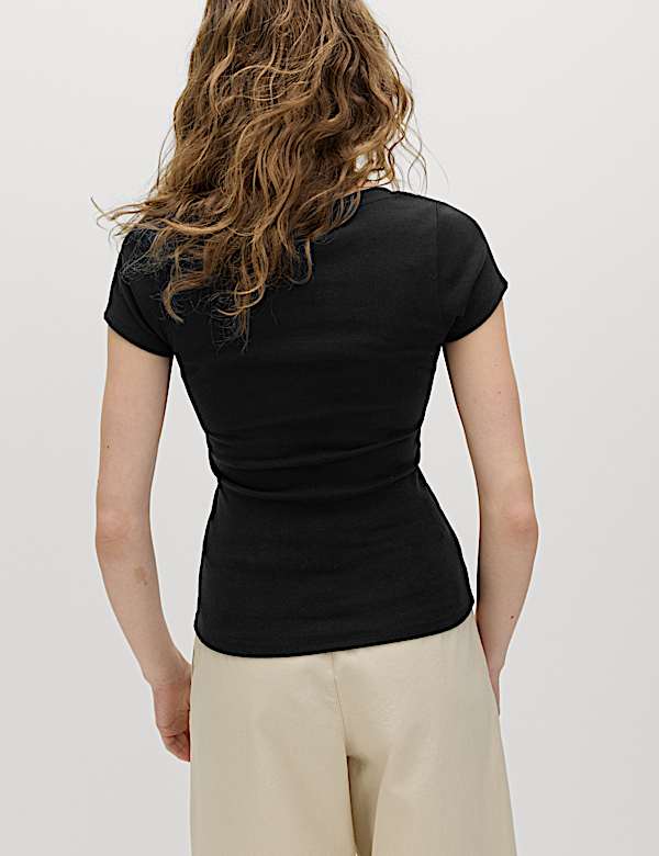 Cotton Rich Premium Square Neck Top