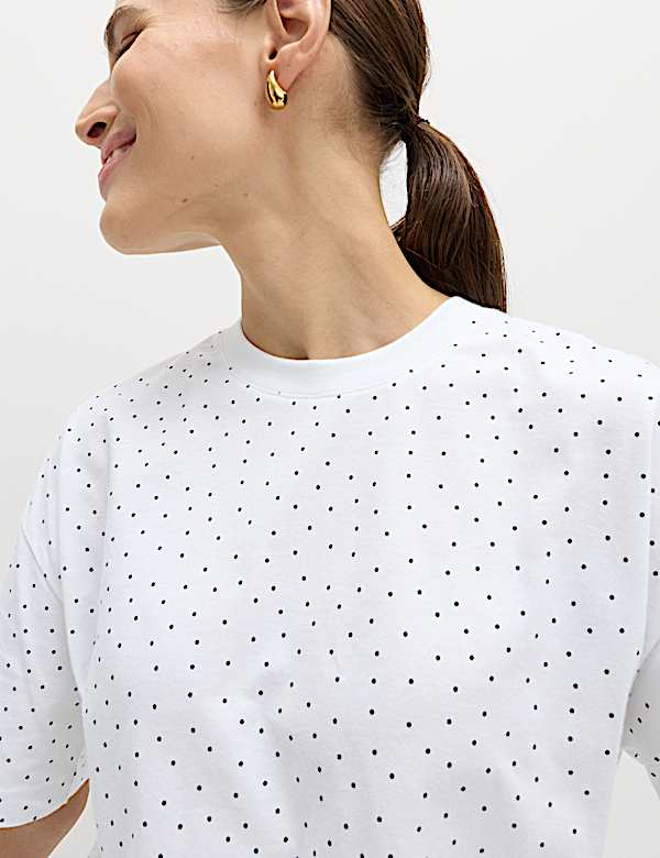 Pure Cotton Relaxed Boxy T-Shirt - CA