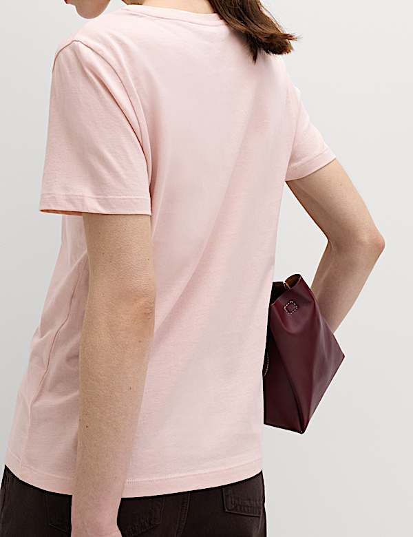 Pure Cotton V-Neck T-Shirt