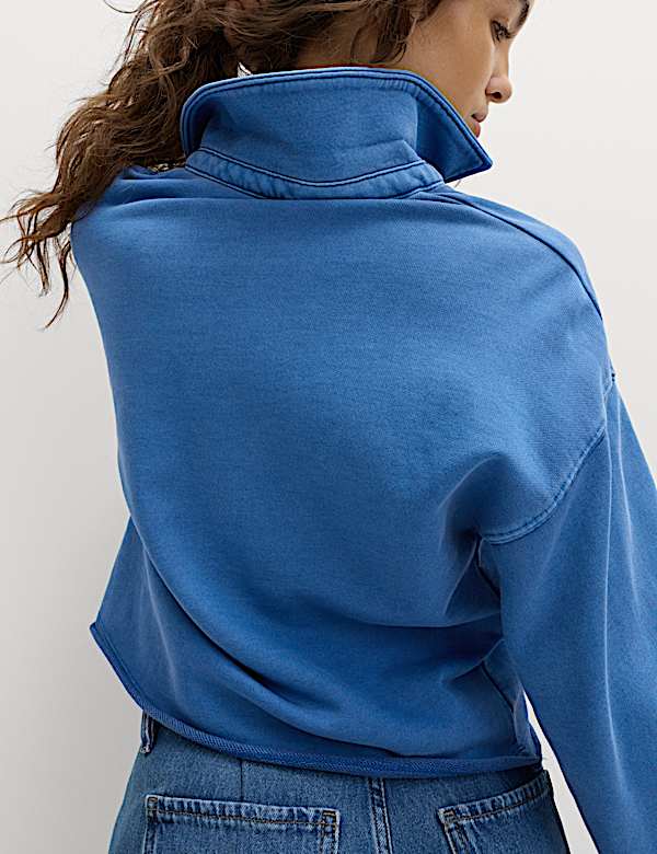 Sweat-shirt Henley 100 % coton - FR