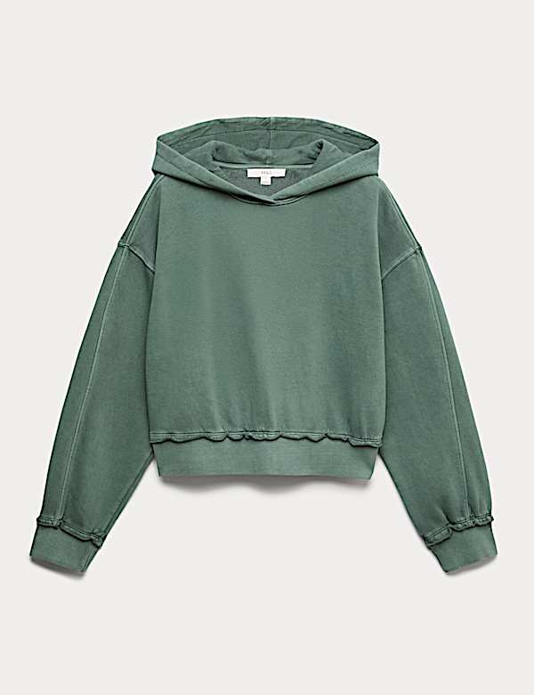 Pure Cotton Textured Hoodie - EE