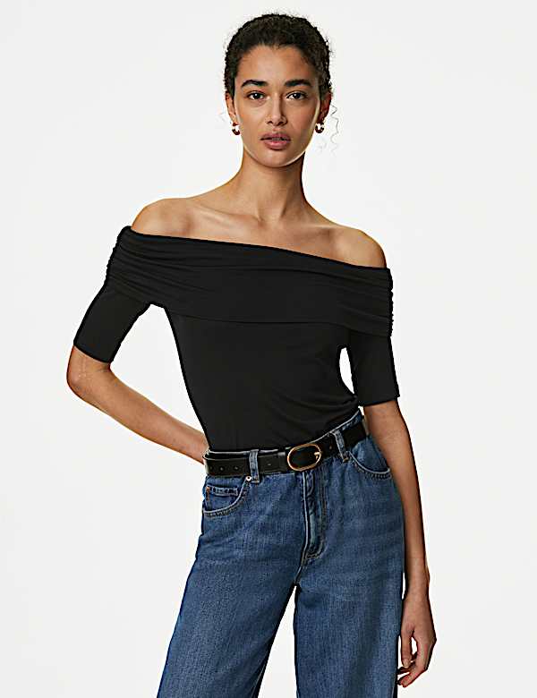 Jersey Bardot Top