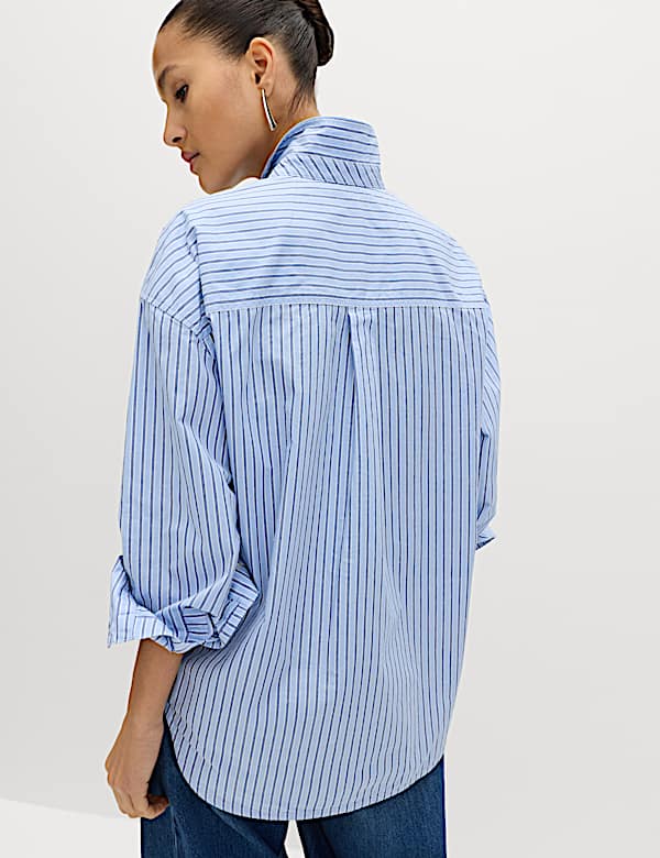 Pure Cotton Striped Shirt - US