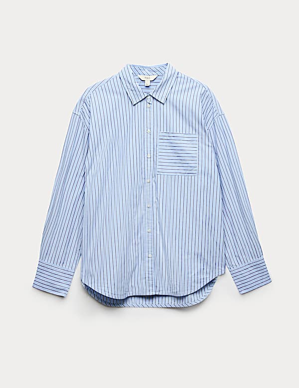 Pure Cotton Striped Shirt - US