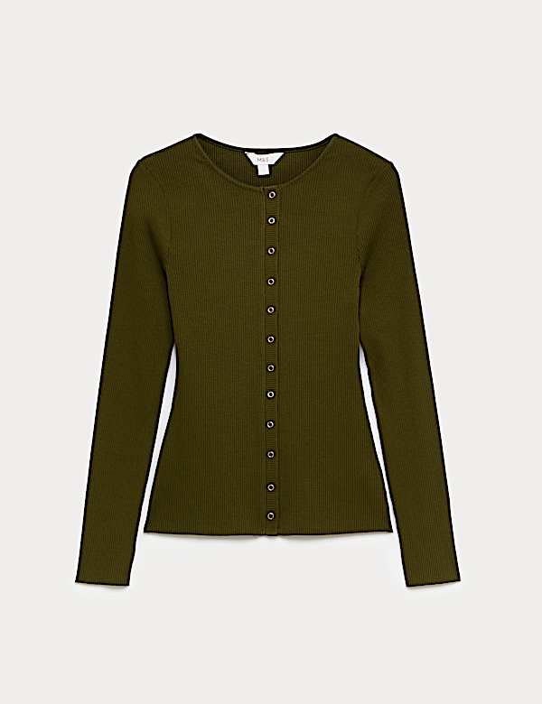 Top Henley Popper de manga larga y 100 % algod&oacute;n  - US