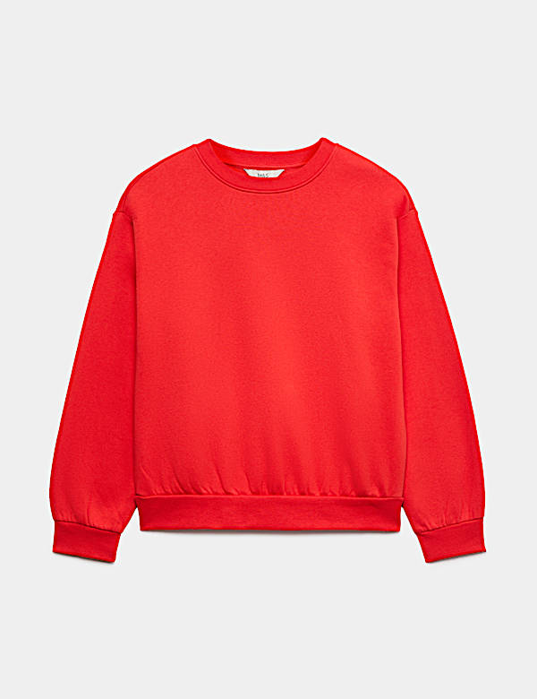 Cotton Rich Crew Neck Sweatshirt - EE