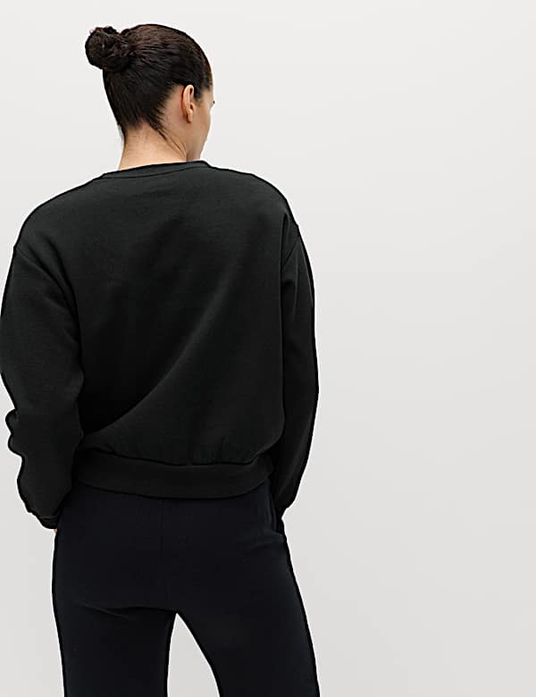 Cotton Rich Crew Neck Sweatshirt - CA