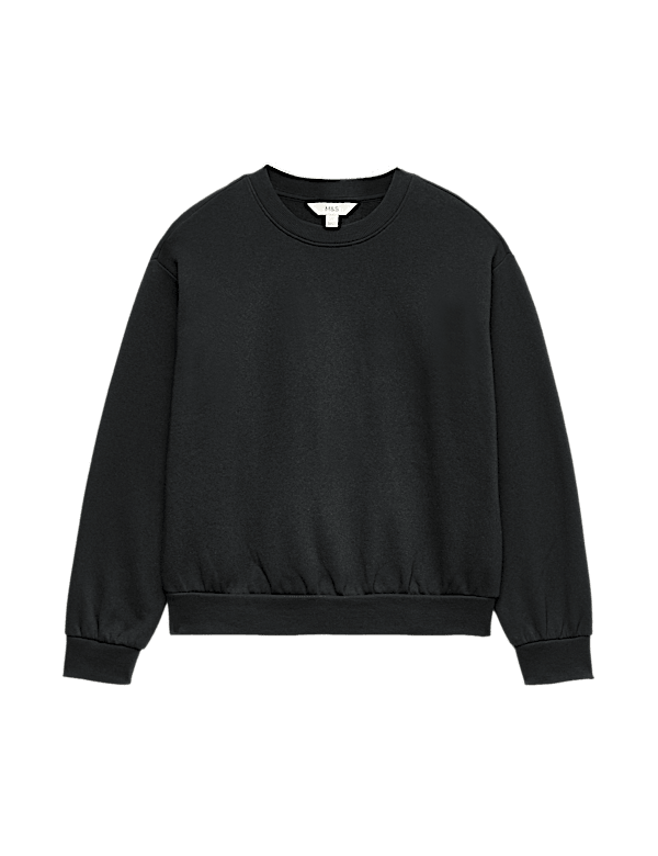 Cotton Rich Crew Neck Sweatshirt