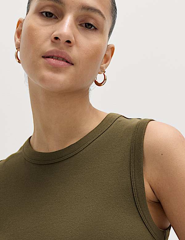 Cotton Rich Premium Slim Fit Tank Top