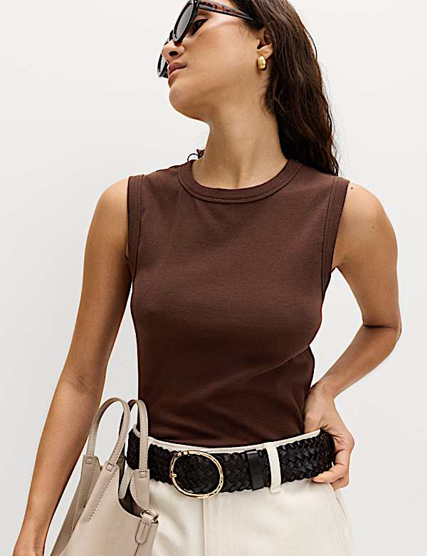 Cotton Rich Premium Slim Fit Tank Top