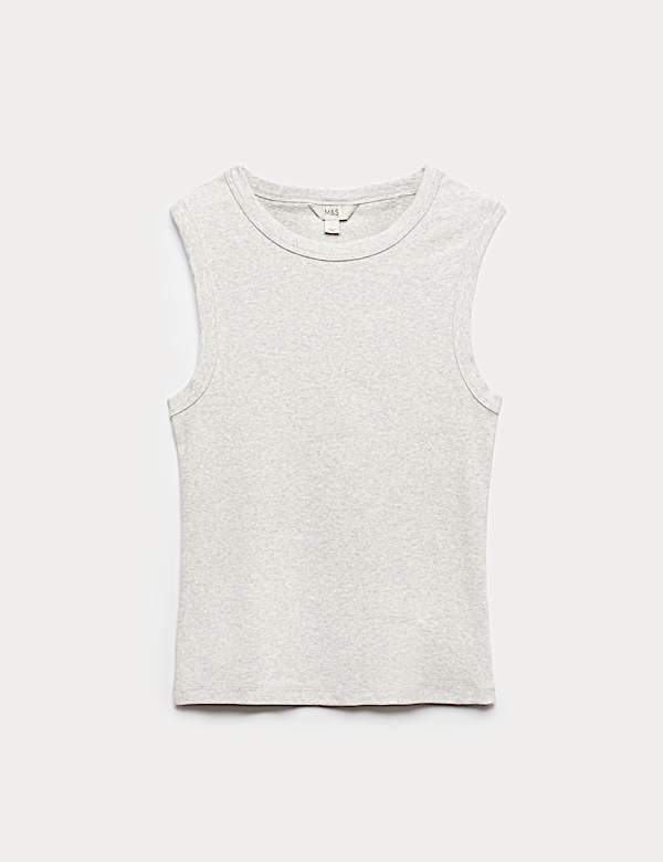 Cotton Rich Premium Slim Fit Tank Top - FR
