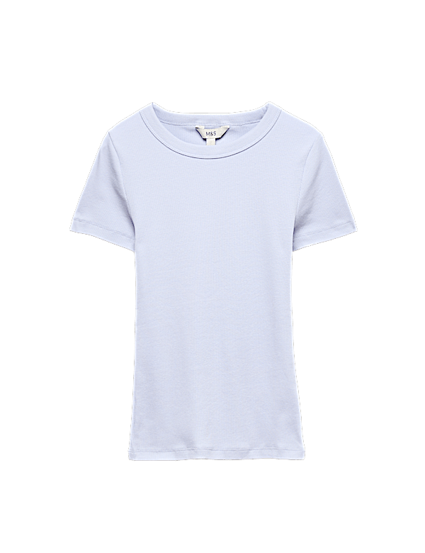 Cotton Rich Ribbed Slim Fit T-Shirt