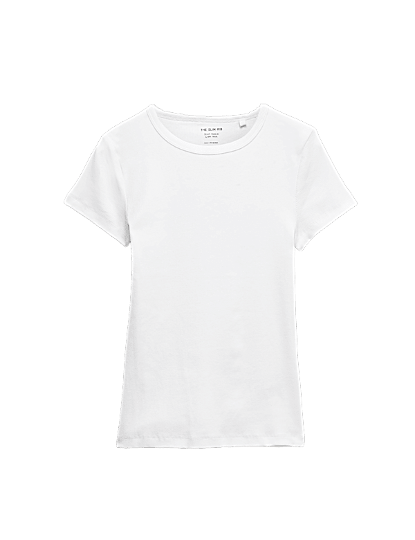 Cotton Rich Ribbed Slim Fit T-Shirt
