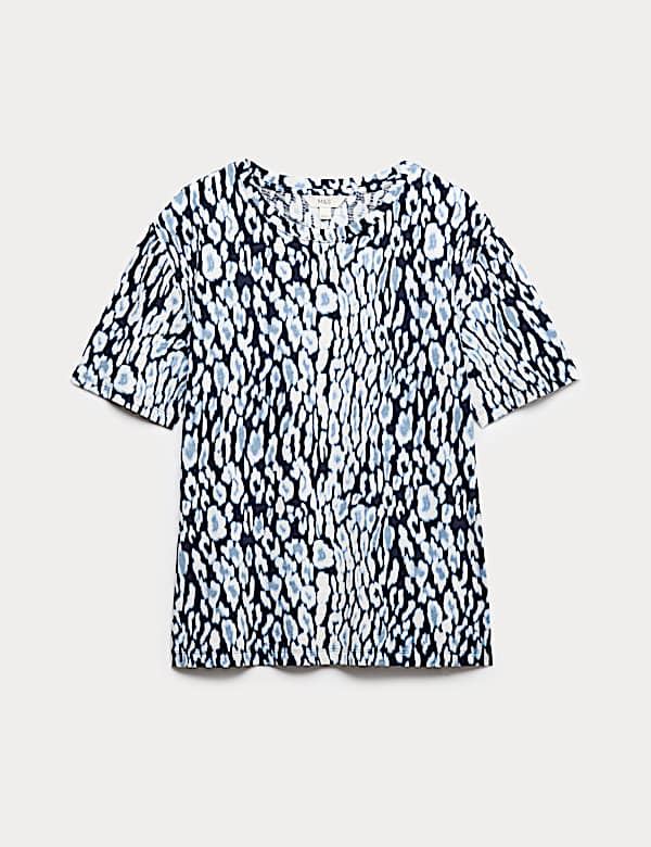 Cotton Modal Blend Printed T-Shirt - MX