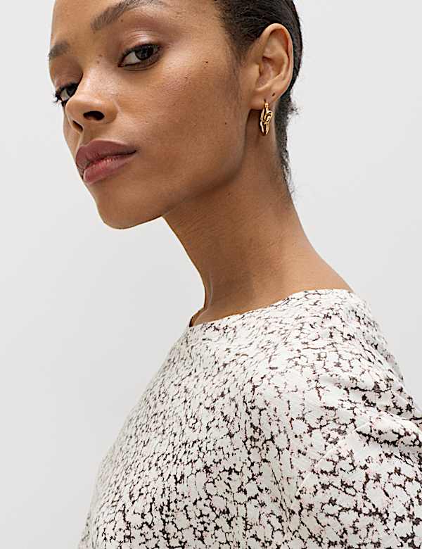 Cotton Modal Blend Printed T-Shirt