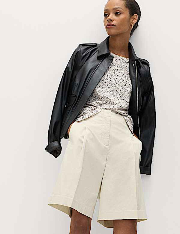 Cotton Modal Blend Printed T-Shirt