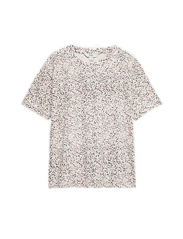 Cotton Modal Blend Printed T-Shirt