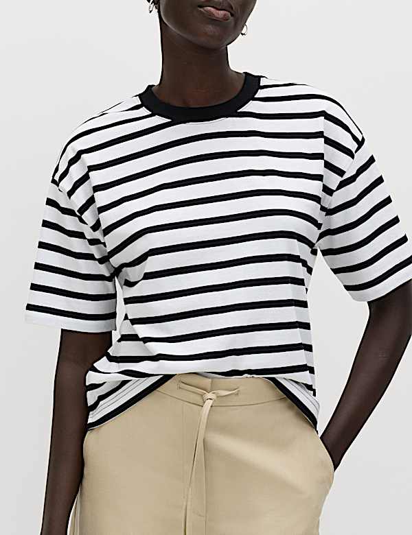 Lot de 3 t-shirts coupe boxy 100 % coton - LU