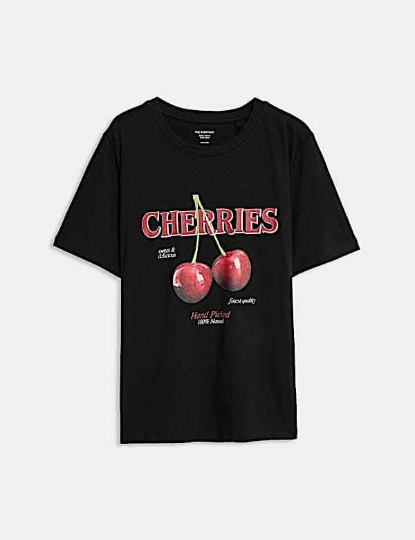 Pure Cotton Cherries Graphic T-Shirt - NZ