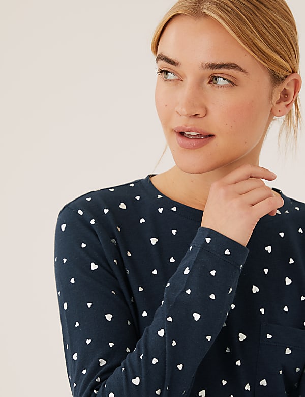 Pure Cotton Foil Print Pocket T-Shirt