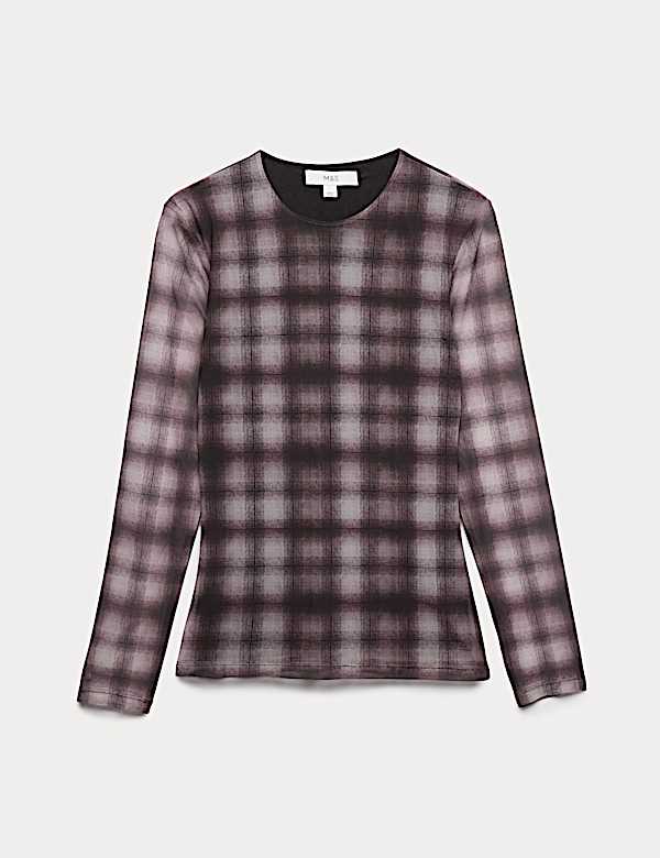 Checked Mesh Top - KG