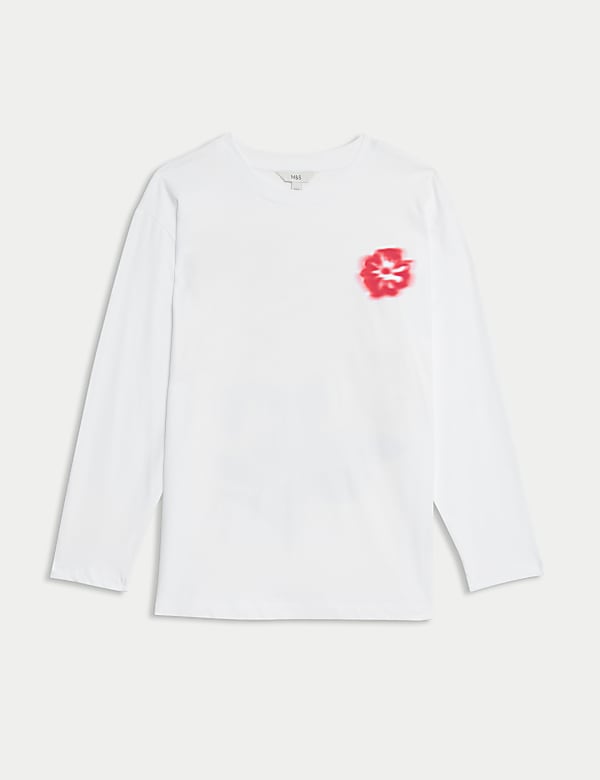 T-shirt graphique 100 % coton manches longues - LU