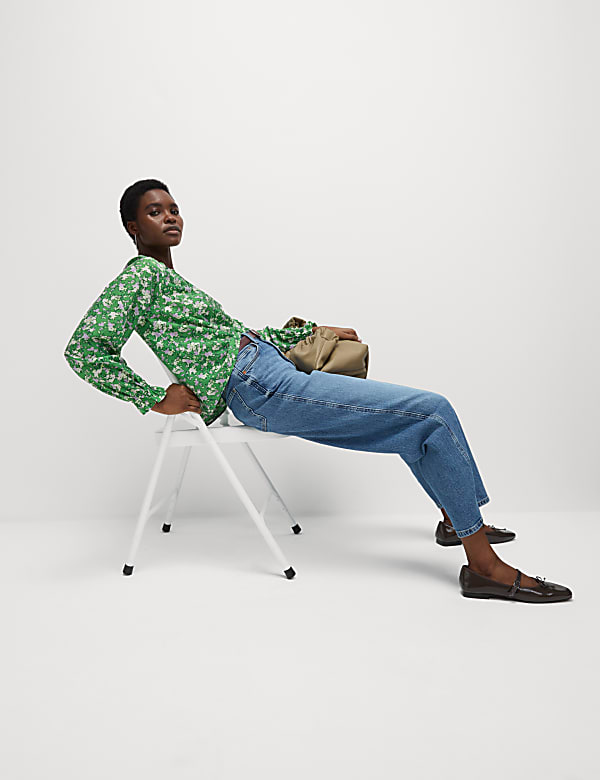 Lyocell Rich Printed Blouse