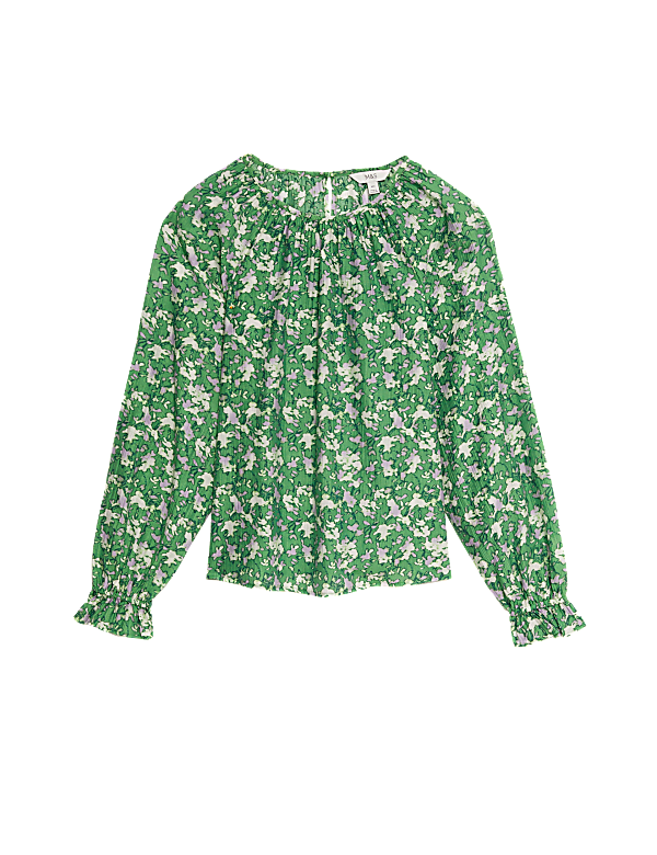 Lyocell Rich Printed Blouse