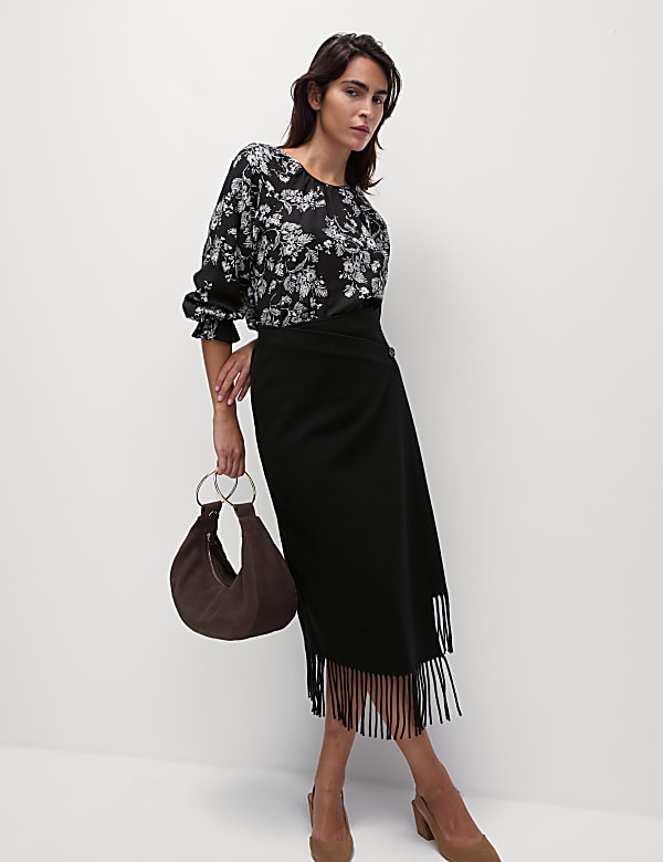 Lyocell Rich Printed Blouse